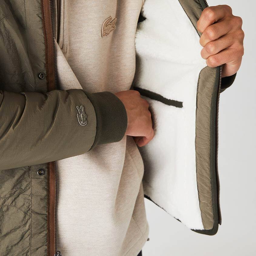 Lacoste men's reversible and detachable inner vest